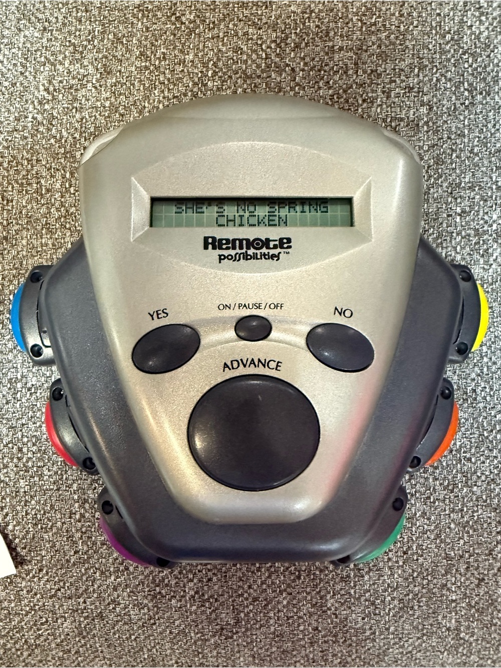 Remote Possibilities Electronic Trivia Game Hasbro 6 Remotes‎ Tested Working